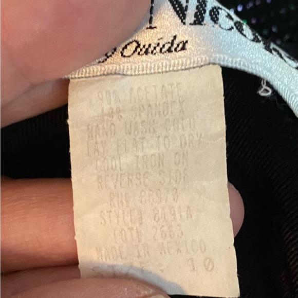 Vintage Ronni Nicole Glitter Sparkly Evening Jacket - Picture 8 of 8